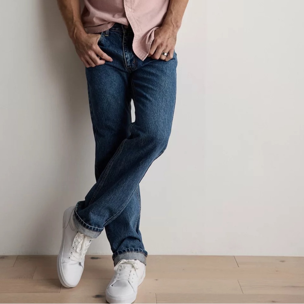 Levi’s 505 Cotton Denim Relaxed Fit Jeans 32x30